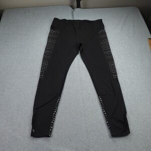 Athleta Leggings Womens XL Black Be Free Tight Reflective Running Pockets